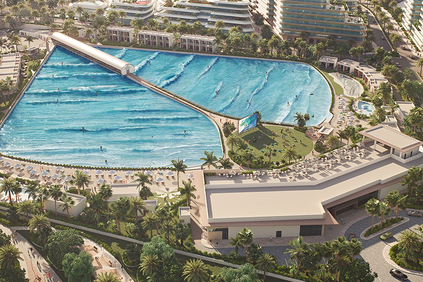 Bahrain Surf Park – Club Hawaii Experience Awards    Construction Contract to Poullaides Construction Company
