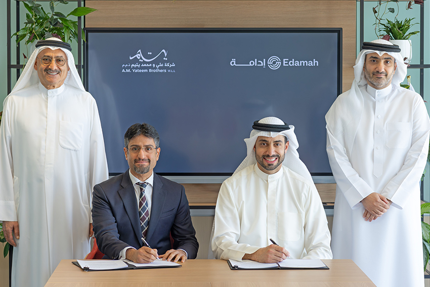 Edamah and Ali & Mohammed Yateem Bros Company sign strategic partnership